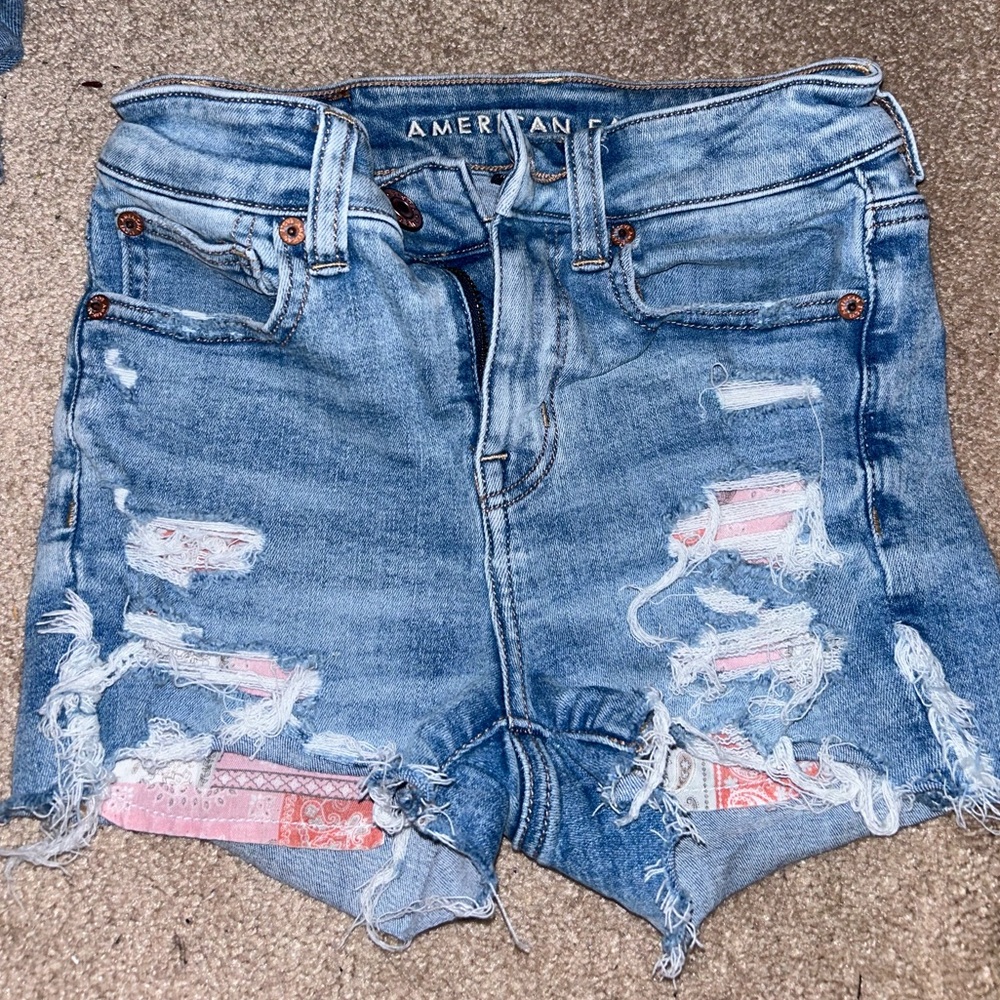 american eagle jean shorts